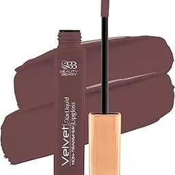 Beauty Berry Velvet Matte Non Transfer Liquid Lipstick | Ultra Smooth Long Lasting Liquid Matte Lipstick | Water & Smudge Proof Lipstick for Women. (CAREMEL NUDE-33, 1)-image-10