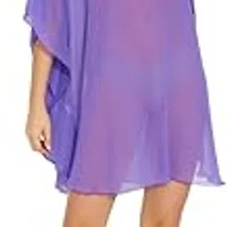 sun-rose fashions Solid Plain Beach Kaftan Caftan Cover up Beautiful Collar Neck-picture-22
