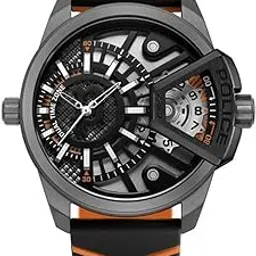 police Grey Dial Quartz Silicone Strap Watch for Men-picture-11