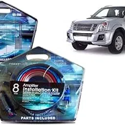 Auto Pearl- GeeStar 8 Guage 2 Channel Amplifier Full Installation Kit - MU 7-picture-18