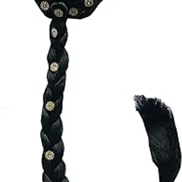 Arooman™ Juda choti Hair Accessories For Women and Girls with Stone Work For Festives Designer Bridal Wedding Party-picture-27