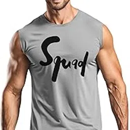 3colors 3Colours RGB Fitness Designer Gym Stringer Vest, Gym Vest, Racer Y Back, Sports Tank Tops, Sando for Men C Cut-Squad image 1