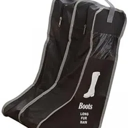 JAZZY PEARLS® 3xBoots Storage Bag Lightweight Trendy Shoe Bag for Trips Trekking Backpacking 28cmx25cmx46cm Black | 1 Portable Boots Storage Bag(3 Pack)-image-74