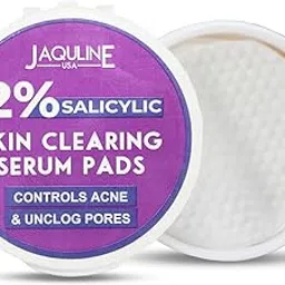 JAQULINE USA 2% Salicylic Skin Clearing Serum Pads | Brightens Skin Tone | Reduces Acne and Blackheads | Unclogs Pores | Suitable for All Skin Types - 40g-picture-28