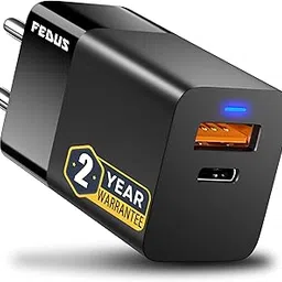 FEDUS 65w gan charger, 65w fast charger Gan Adapter 1 Type C & 1 USB port Fast Charging Adapter Wall Charger for Samsung, iPhone, Tab/Pad MacBook, Dell, HP, ASUS, 65W, 45W, 18W, Devices, 2 Yr Warranty-picture-42