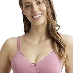 fiveflag Women Solid Padded Bra | Comfortable Wire-Free Bra with Adjustable Straps for Support-picture-11