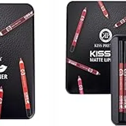 Set Of 12 Kiss Matte Long Lasting & Waterproof Lip Liner Pencils - 2 g Each-picture-20