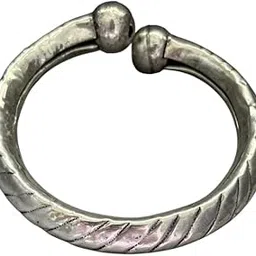 chaavv by saloni Stripes Design Oxidized Kada Anklet Single Piece for Women-picture-43