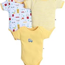 bumzee Baby Boys Cotton Half Sleeves Bodysuit/Onesie/Leotard-picture-14