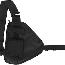 CALANDIS Radio Pouch Adjustable Shoulder Strap Durable Unisex Chest Rig Pack-image-35