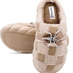 vritraz Women's Comfort Slip On Closed Toe Warm Winter with Cute Design print House Clog Indoor Slipper-picture-52