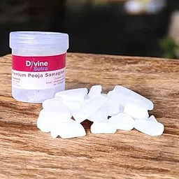 Pooja Ghar Bhimseni Camphor | Kapur | Original Aromatic Camphor for Puja, Diffuser, Mosquito Repellent & Air Freshener (25 Gms)-picture-19