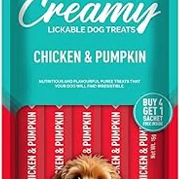 Drools Dog Treats, Creamy Chicken & Pumpkin, Tasty & Nutritious Snack for All Breeds, (15g x5),75g-picture-20
