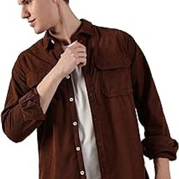 thomas scott Men’s Premium Slim Fit Corduroy Shacket-picture-21