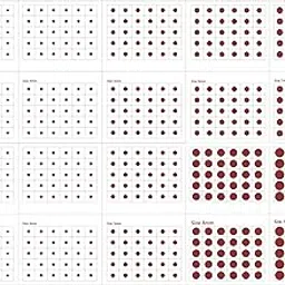 Vama Fashions Forehead maroon All Size Bindis for Ladies Bindi for Women & Girls (Multi Size,Pack of 600 Bindis)-image-62