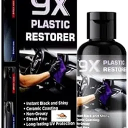 SHOPARAM Crystal Cobaltin Car Trim Restoration - Plastic Renovation Coating & Restorer for Exterior Car Parts with Applicator Sponge-image-86