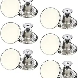 Enakshi® 2x12x 17mm Jeans ons Repair Studs for Jean Pant Replace Silver Glossy|Crafts | Sewing | Closures & Connectors | ons-picture-27