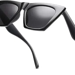 | Full Rim Cat Eye Branded Latest and Stylish Sunglasses | 100% UV Protected | Women & Men | Medium | RS 04 - Pack of 1-image-97