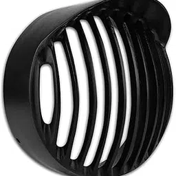 BIKE AUTO ACCESSORIES Black Heavy Duty Metal Cap Front Headlight Grill Compatible for Classic, Standard and Electra 350cc 500cc-picture-10
