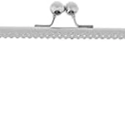 CLUB BOLLYWOOD LICHTS®Sew in Coin Bag Purse Metal Frame Handbag Clasp Fastening 25.5cm Silver|Clothing, Shoes & Accessories | Womens Handbags & Bags | Handbag Accessories|1 Piece Purse Frame-image-67