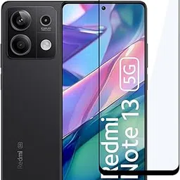 CEDO Tempered Glass for Redmi Note 13 (5G) | Screen Protector Full HD Quality Tempered Glass Anti-Scratch Edge to Edge Coverage with Easy Installation Kit (Black)-picture-27