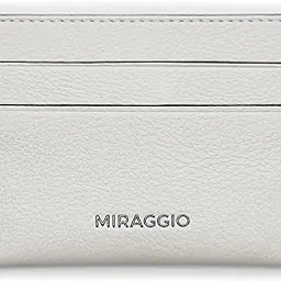 miraggio Noah Card Holder for Women | Cards Organizer with 4 Card Slots & 1 Cash Compartment | Compact Minimal Design- White-picture-14