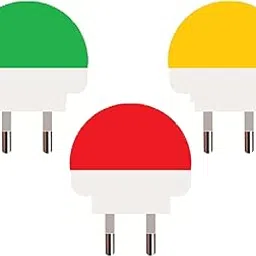 VA VALAK 0.5 Watt LED Bulb Set - Multi Colour Bulb, Decorative lamp, Zero Watt Night Light, With AC Pin LED Light Bulb - Ideal for Bedroom, Decorative Lighting, Green, Orange, Red(Pack of 3)-picture-63