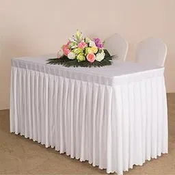 47' Home Tablecloth Table Skirt Cover for Wedding Banquet Party Decor White|Home & Garden|Kitchen Dining & Bar|Linens & Textiles|Tablecloths-picture-19