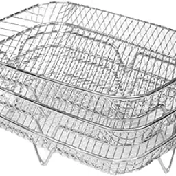 ATORSE™ Air Fryer Rack Air Fryer Accessories Toast Rack for Air Fryer Kitchen Cooker Rectangle|Home & Garden|Kitchen Dining & Bar|Small Kitchen Appliances|Fryers-picture-51