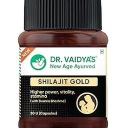 Dr. Vaidya’s Shilajit Gold 30 Capsules with 95% Gold Bhasma-picture-15