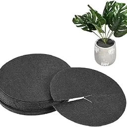 Botany-Spot Mulch Ring, Mulch Weed Control Weed Barrier Mulch Mat for Indoor and Outdoor Plants. Retains Moisture & Protects The Plant Root System (8 Inch Dia-Pack of 5, Black)-image-25