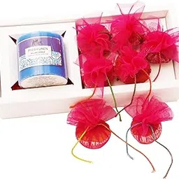 Ghasitaram Gifts Jaiccha Mother's Day - Gifts White Box of 6 Cakes and Candle |Diwali,Holi,Valentine,Birthday,Anniversary,Gift for Her,Him,Mothers Day,Fathers Day|-image-21