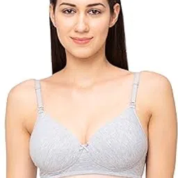 juliet Women's Mold Padded Non Wired 1059 Plain Cotton Lycra Bra-picture-15