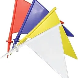 SPOCCO | Pack Of 8 | Boundry Flag Multicolour | Boundary Flag for Marking for All Sports Cricket, Football Etc | BF264-image-1