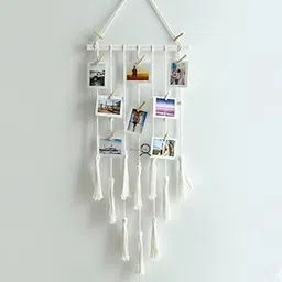 Wall Photo Hanging with 10 Clips, Home Wall Decor, Aesthetic Room Decor, Decorate Your Room, Home Decor Item for Room (Photos not Included)-picture-29