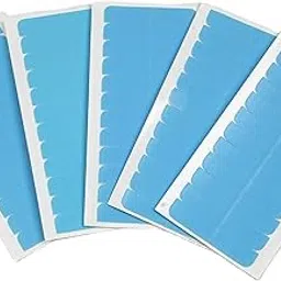 Beuni Hair Extension Tape Tabs Double Sided Extension Tapes for Replacement 4cm x0.8cm (Blue - 96 Tabs)-picture-20