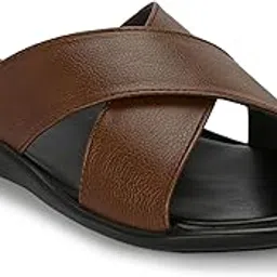 ivrah Men’s Ethnic Sandals | Stylish Synthetic Chappals with Airmix Sole | Comfortable Traditional Slip-Ons-picture-44