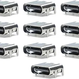 Electronic Spices SMD 6 Pin C Type Female USB Connector Pack of 10-picture-17