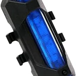 AlexVyan 1 Pcs Blue Color Bicycle Light Waterproof Bicycle 7 LED USB Rechargeable Head Light and Rear Tail Light-picture-11