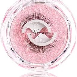 MAYCREATE® 1 Pair Reusable 3D False Eyelashes Natural Look Self-Adhesive Eyelashes Waterproof For Women-picture-15