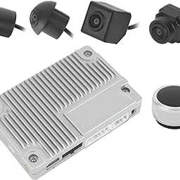 SIK 360° Surrounding Camera System, Automatic Calibration U Disk Storage Car DVR Recording 720P Video Formats Cycle Display for Auto-picture-11