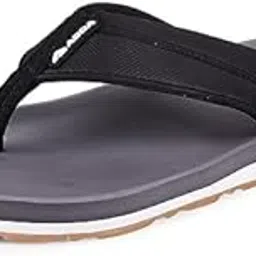 adda JAMES-1 || Durable & Comfortable || TPR Sole || Lightweight || Fashionable || Super Soft || Outdoor Slipper || Thong Slipper for Men [GREY-BLACK UK 9]-picture-32