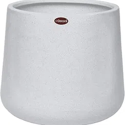 Decora Flora Pot (Stone White)(Small)(with Drainage Hole)(FL 12) || Pots for Plants Polymer || Lightweight || Indoor-Outdoor || Non-Breakable || Non-Fading || Plant Directly ||-picture-15
