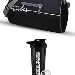 Good Vibes Gym Bag & Work Hard Shaker Bottle – Ultimate Fitness Duo for Motivation, Style, and Daily Grind Energy-image-31