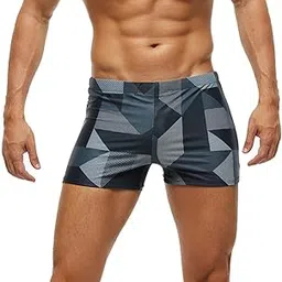 arcweg Swim Trunks Short Swim Trunks for Men Briefs Quick Dry Elastic Removable Pads Water Sports image 1