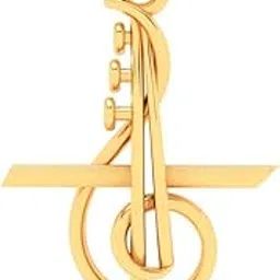p.c. chandra jewellers Metal 22Kt(916) Yellow Gold Special Musical Note Pendant For Women & Girls - 0.95 Gram (Without Chain)-picture-40
