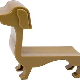 LICHTS®Dachshund Wine Bottle Holder Sturdy Wine Organizer for Party Countertop Home Brown-picture-22