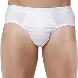 poomex Men's Cotton White Briefs (Pack of 3) # Only White Colour # French Brief # White Brief-picture-12