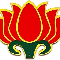 Adikala in Red Pichwai Lotus Flower MDF Cutout for for Diwali, Dussehra, Home Decoration, Wedding, Mandir Decoration, Toran Decoration DIY Art & Craft (6, 4IN)-picture-31