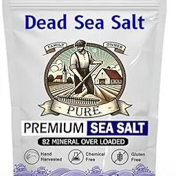 Extra Special Dead Sea Salt for Psoriasis Relief - Extra Mineral Soak for Skin Healing and Hydration - 82 Mineral-Enriched Coarse Mix-picture-53